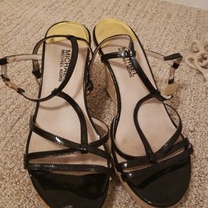 Michael Kors Black Wedges